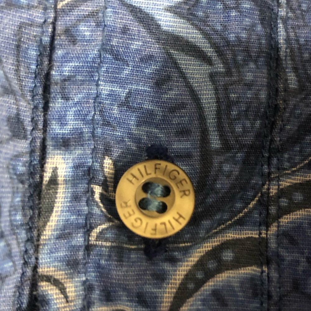 Tommy Hilfiger Red Label Blue Men’s Button Down XL - Picture 5 of 7